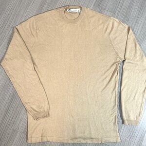 Men’s silk and cashmere sweater, Sz L